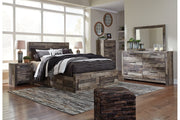 Derekson Multi Gray Queen Platform Bed with 6 Storage Drawers - Lara FurnitureQueen Bed