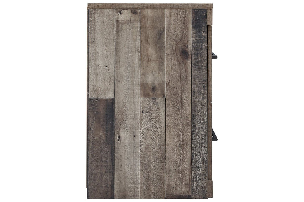 Derekson Multi Gray TV Stand with Electric Fireplace - Gate FurnitureTV Stand