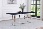 Desden 79-inch Rectangular Sintered Stone Dining Table Grey - 109361