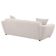 Destino Chenille Upholstered Splayed Arm Sofa Greige - 509301