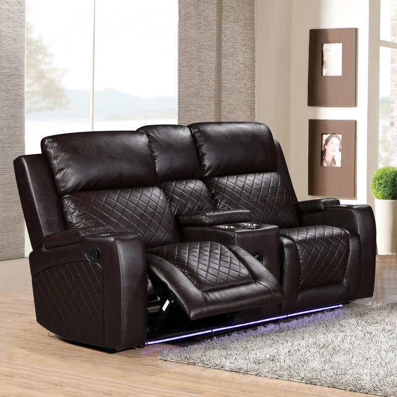 Detroit Brown Sofa & Loveseat - DETROIT-BN-SLS