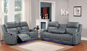 Detroit Gray Sofa & Loveseat - DETROIT-GY-SLS