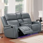 Detroit Gray Sofa & Loveseat - DETROIT-GY-SLS