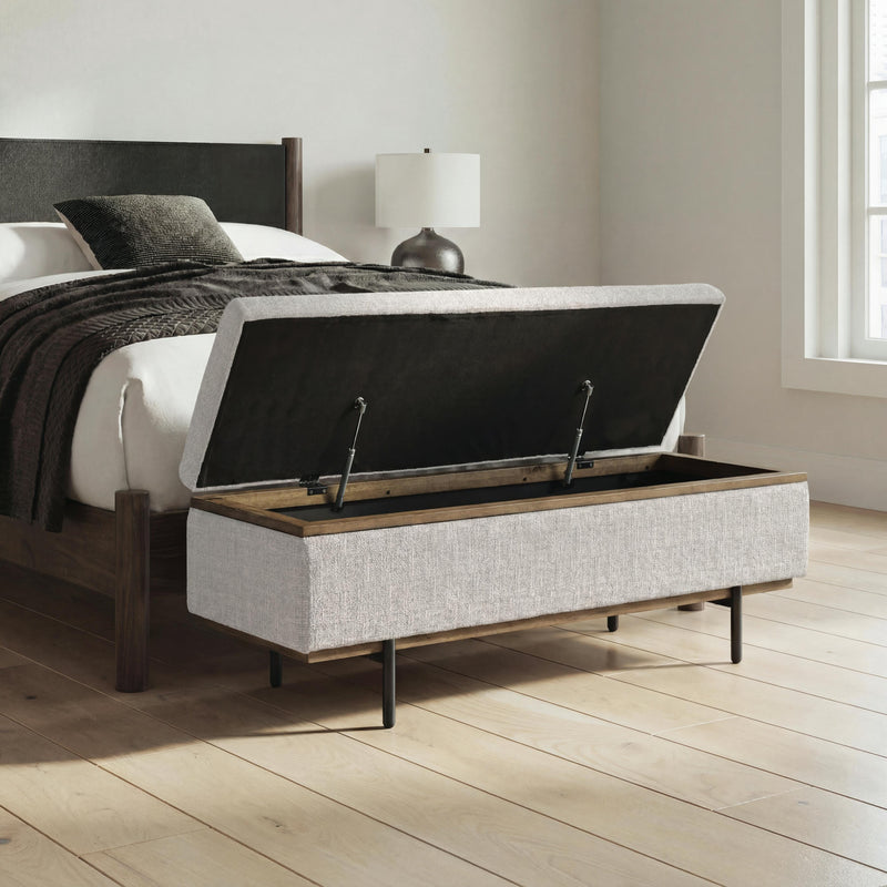 Dettaford Next-Gen Nuvella Stone Storage Bench - A3000848