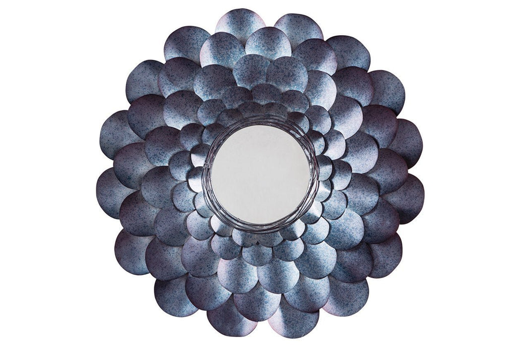 Deunoro Blue Accent Mirror - Gate FurnitureOther Products