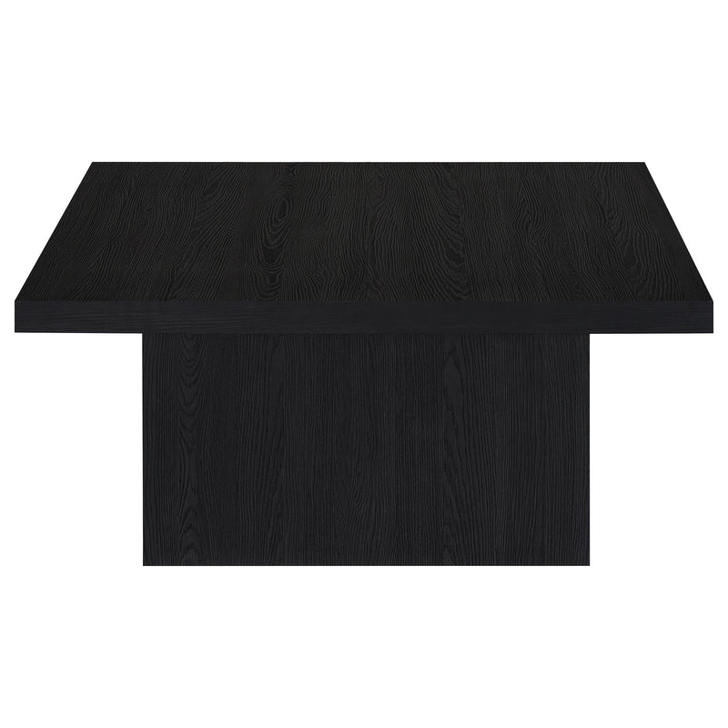 Devar 2-piece Square Cocktail Coffee End Table Set Black - 706408-S2