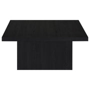 Devar 2-piece Square Cocktail Coffee End Table Set Black - 706408-S2