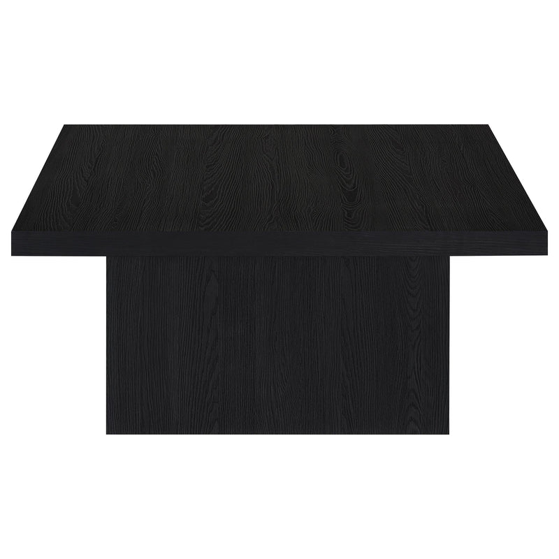 Devar 2-piece Square Cocktail Coffee End Table Set Black - 706408-S2