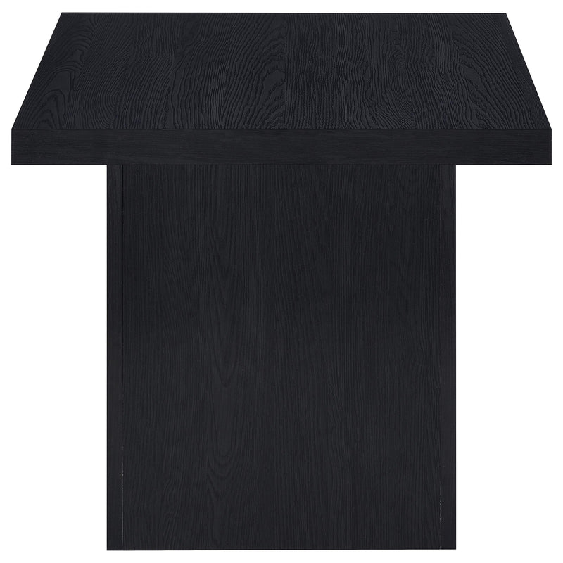 Devar 2-piece Square Cocktail Coffee End Table Set Black - 706408-S2