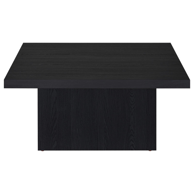Devar 2-piece Square Cocktail Coffee End Table Set Black - 706408-S2