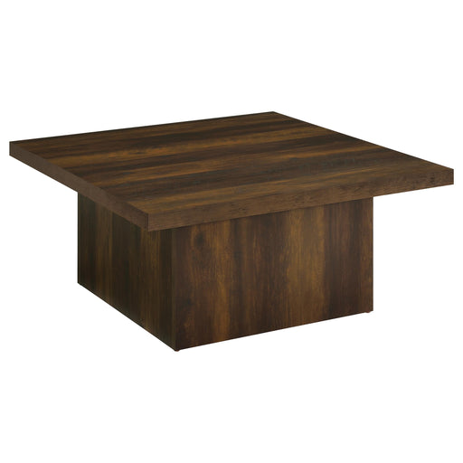 Devar Square Engineered Wood Cocktail Coffee Table Dark Pine - 710888