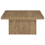 Devar Square Engineered Wood Coffee Table Mango Brown - 708068