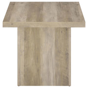 Devar Square Engineered Wood End Table Distressed Pine - 710877