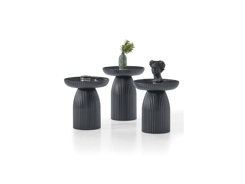 Diamond Coffee Table in Black - 125-DIA-ET-B