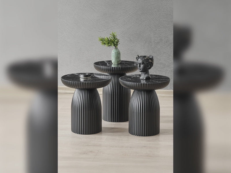 Diamond Coffee Table in Black - 125-DIA-ET-B