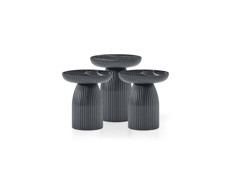 Diamond Coffee Table in Black - 125-DIA-ET-B