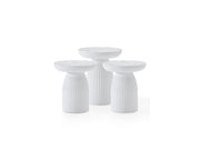 Diamond Coffee Table in White - 125-DIA-ET-W
