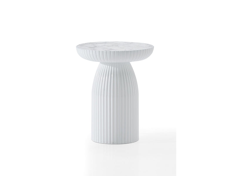 Diamond Coffee Table in White - 125-DIA-ET-W