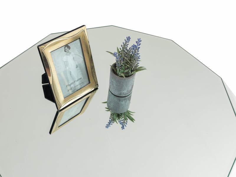 Diamond Mirrored  Coffee Table - DIAMOND-MIRRORED-CT