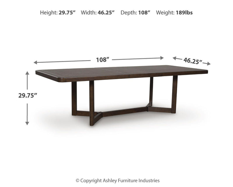 Dilenno Extension Dining Table and 4 Chairs - PCD857D1