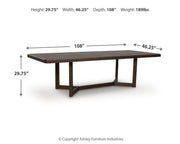Dilenno Extension Dining Table and 8 Chairs - PCD857D3