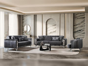 Dior 3-pieces (Sofa & Loveseat & Chair) Livingroom Set in Cream - 200-ST-DIO-FLORIA04-321
