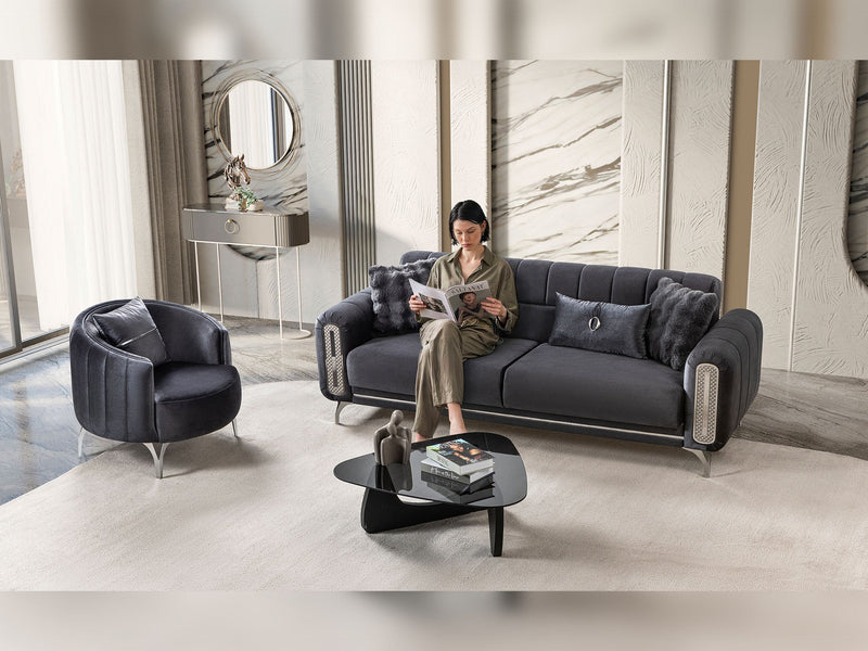 Dior Chair in Cream - 200-ST-DIO-FLORIA04-B