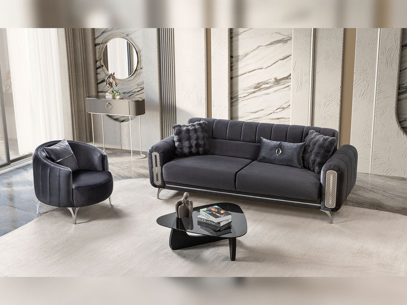 Dior Chair in Grey - 200-ST-DIO-TURKO376-B