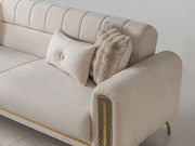 Dior Convertible Sofa in Cream - 200-ST-DIO-FLORIA04-3