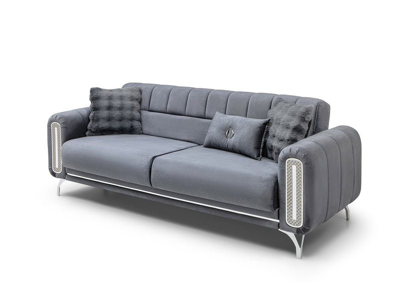 Dior Convertible Sofa in Grey - 200-ST-DIO-TURKO376-3