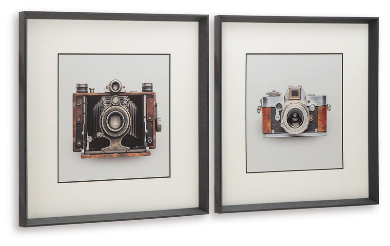 Dirkgrove Black/White/Brown Wall Art (Set of 2) - A8000549