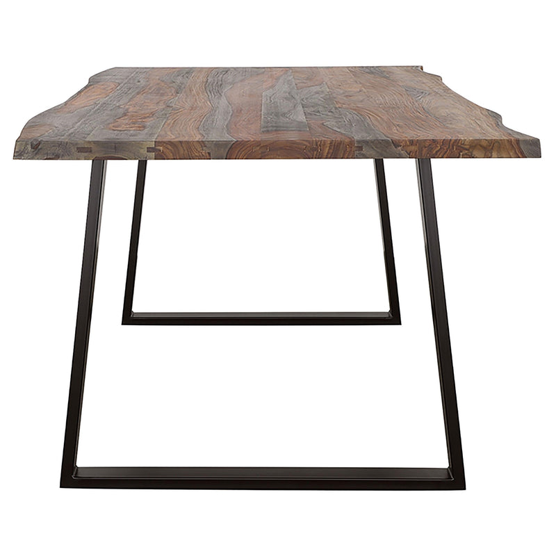Ditman 80-inch Live Edge Dining Table Grey Sheesham - 110181