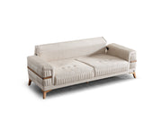 Divano Convertible Loveseat in Beige - 200-ELIF-DIV-A310-2