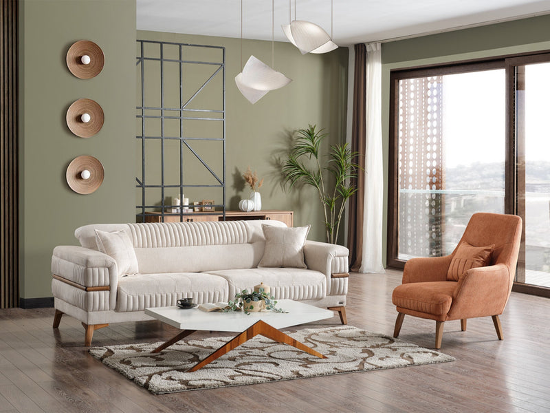 Divano Convertible Sofa in Beige - 200-ELIF-DIV-A310-3