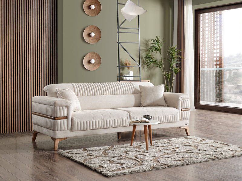 Divano Convertible Sofa in Cream - 200-ELIF-DIV-A311-3