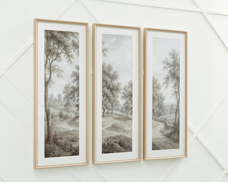 Dixonburg Taupe/Gray Wall Art (Set of 3) - A8000562