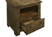Doherty 4-piece Eastern King Bedroom Set Rustic Brown - 225161KE-S4