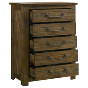 Doherty 5-drawer Chest of Drawers Rustic Brown - 225165