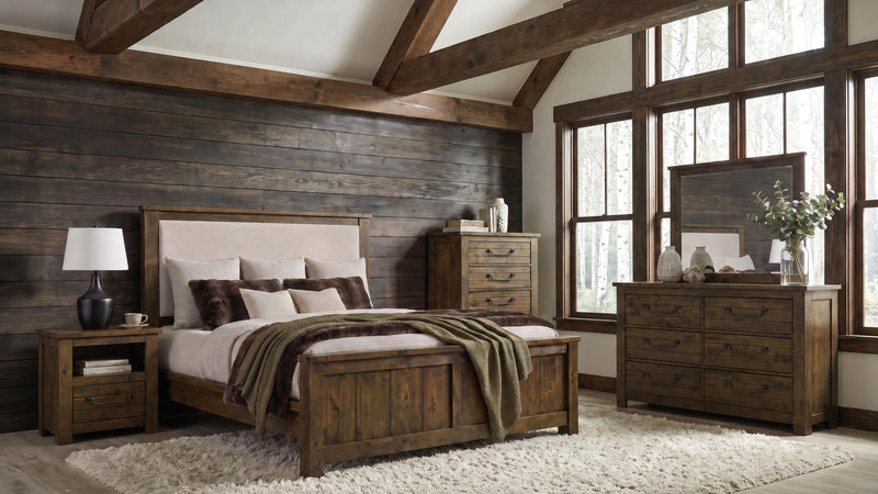 Doherty 5-piece California King Bedroom Set Rustic Brown - 225161KW-S5