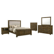 Doherty 5-piece Eastern King Bedroom Set Rustic Brown - 225161KE-S5
