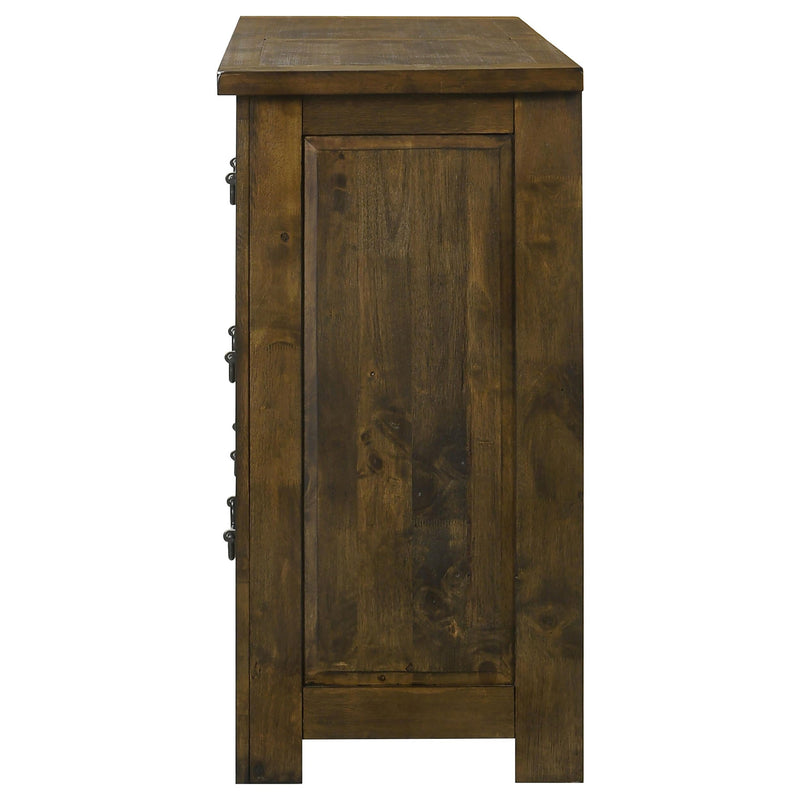 Doherty 6-drawer Bedroom Dresser Rustic Brown - 225163