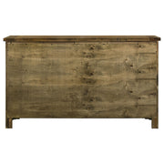 Doherty 6-drawer Bedroom Dresser Rustic Brown - 225163
