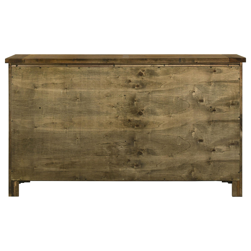 Doherty 6-drawer Bedroom Dresser Rustic Brown - 225163