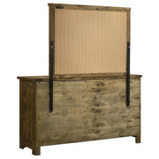 Doherty 6-drawer Dresser with Mirror Rustic Brown - 225163M