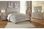 Dolante Beige King Upholstered Bed - Lara FurnitureKing Bed