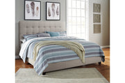 Dolante Beige Queen Upholstered Bed - Lara FurnitureQueen Bed