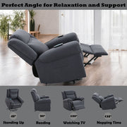 Domana Power Recliner w/Lift & Heating & Massage - LV04274