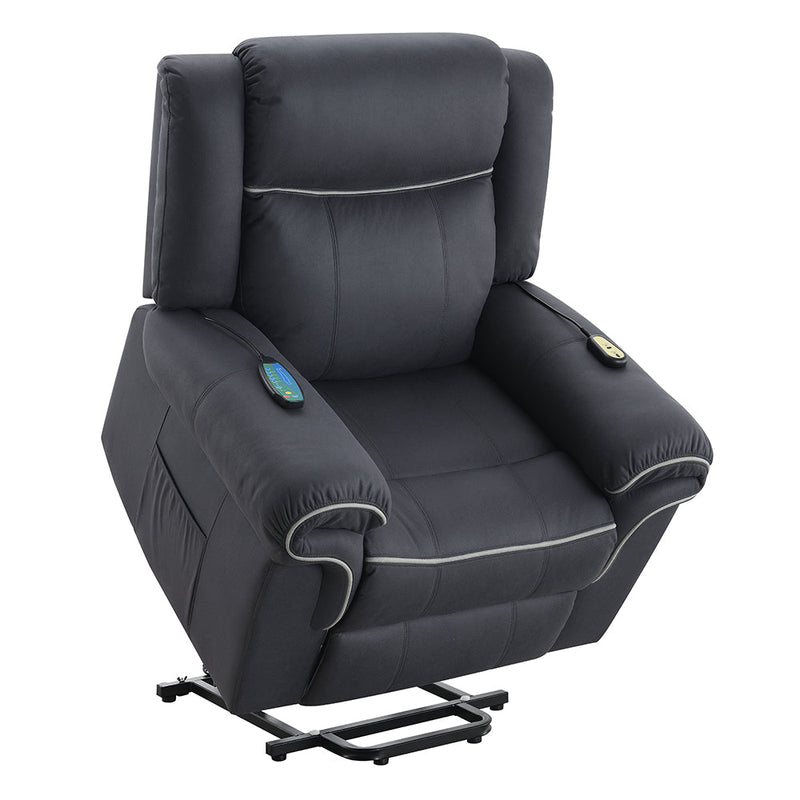 Domana Power Recliner w/Lift & Heating & Massage - LV04274