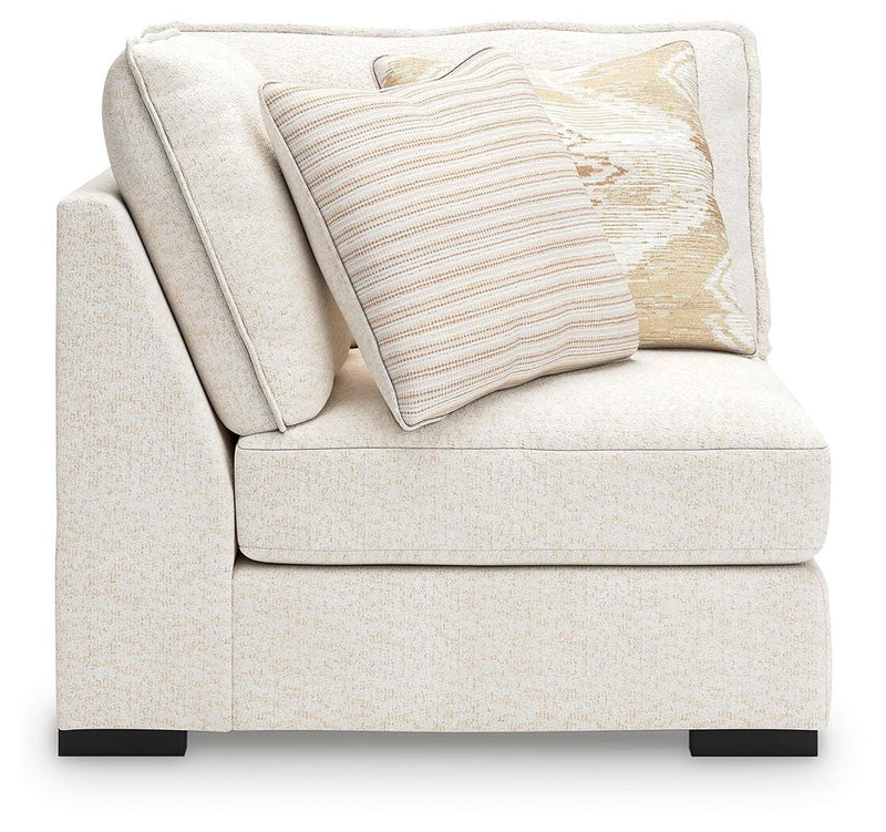 Donelson Creek Vanilla 4-Piece Sectional and Ottoman - 48002U1