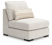 Donelson Creek Vanilla 6-Piece Sectional and Ottoman - 48002U2